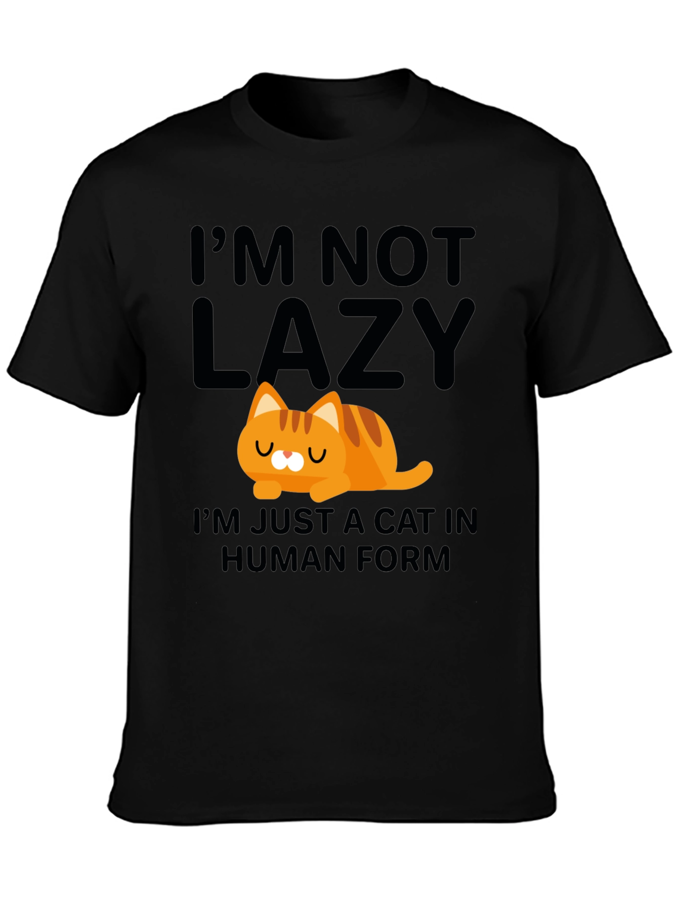 Lazy Cat in Human Form T-Shirt