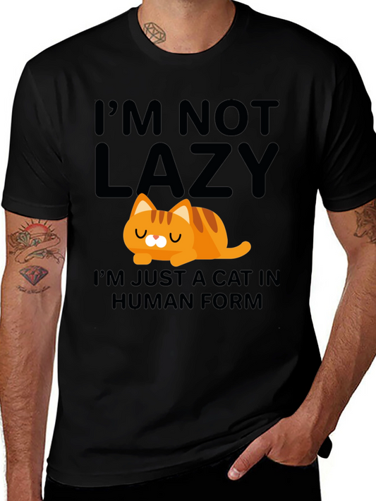 Lazy Cat in Human Form T-Shirt