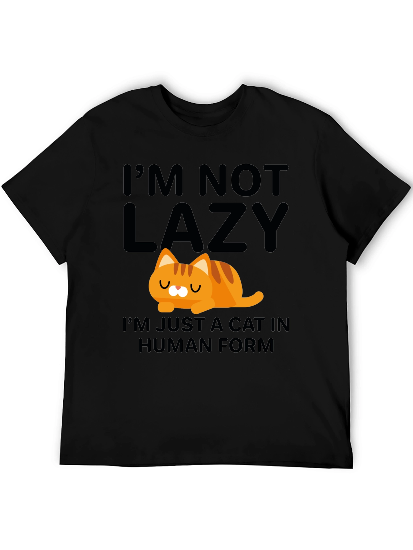 Lazy Cat in Human Form T-Shirt