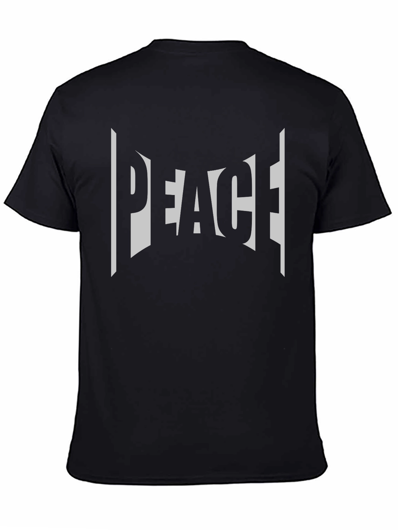 Peace Graphic Black T-Shirt