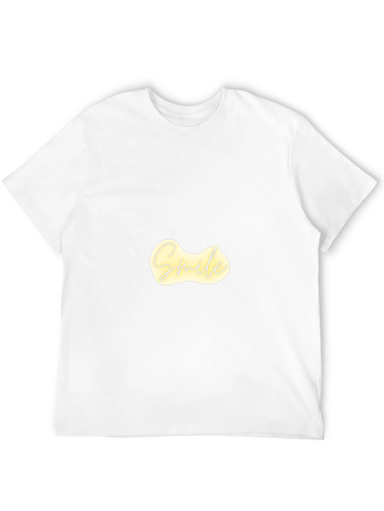 Smile Graphic Print Tee - Black