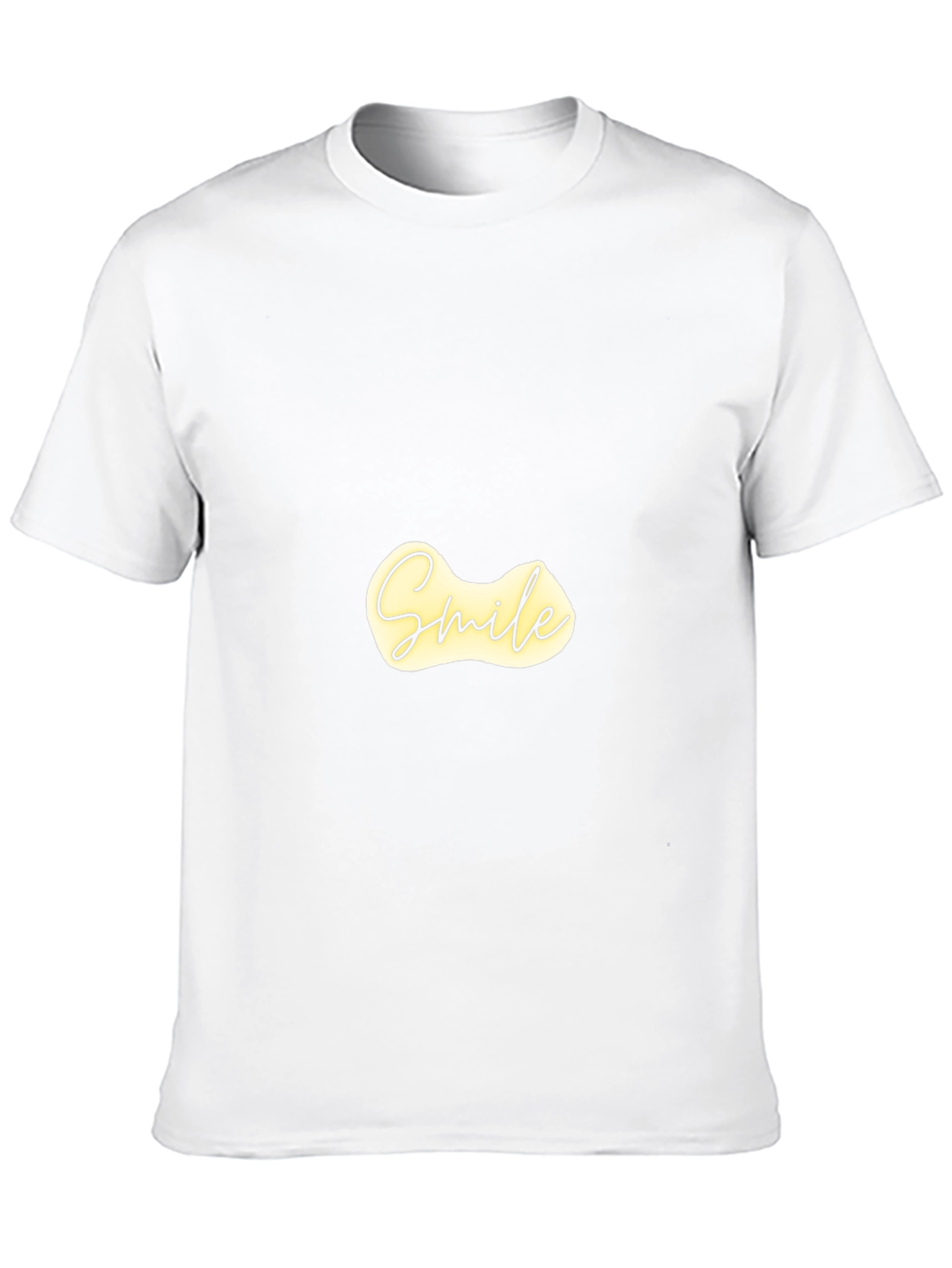Smile Graphic Print Tee - Black
