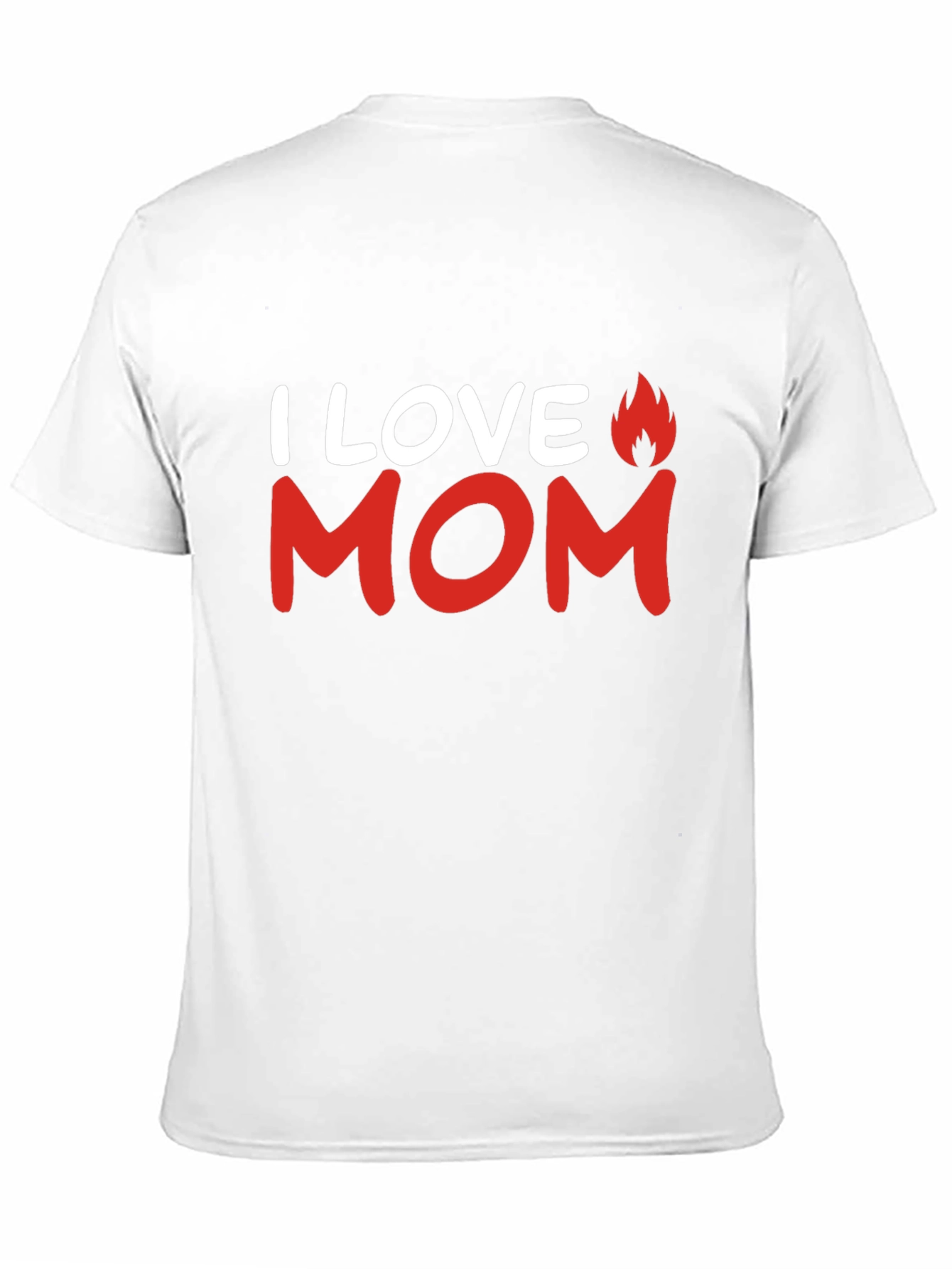 I Love Mom T-Shirt - Mens Black Graphic Tee
