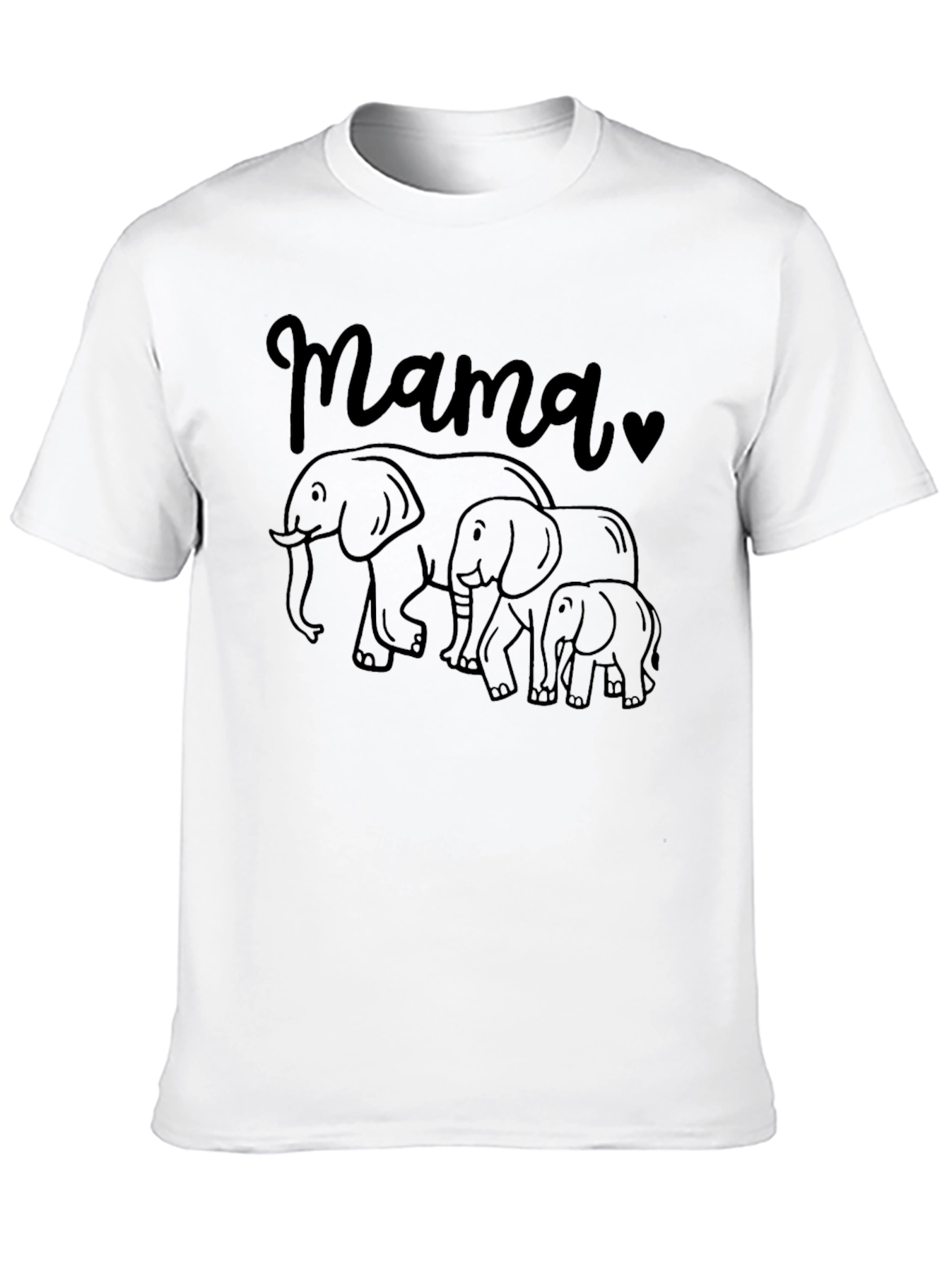 Mama Elephant Family Tee