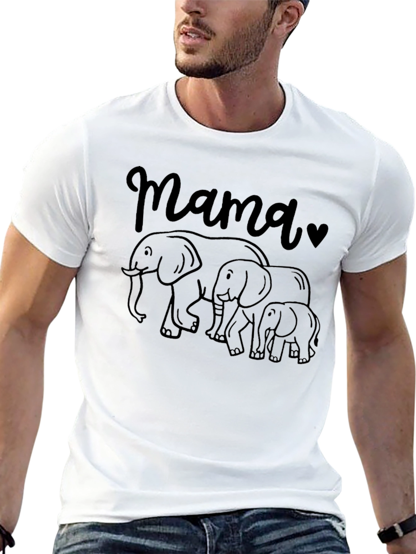 Mama Elephant Family Tee