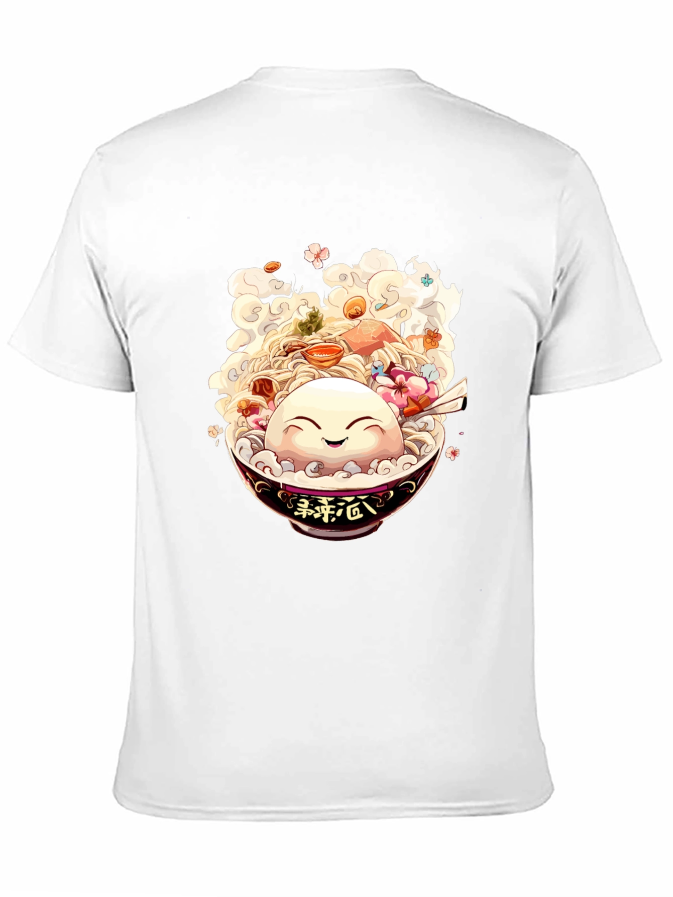 Anime Ramen Bowl Graphic T-Shirt