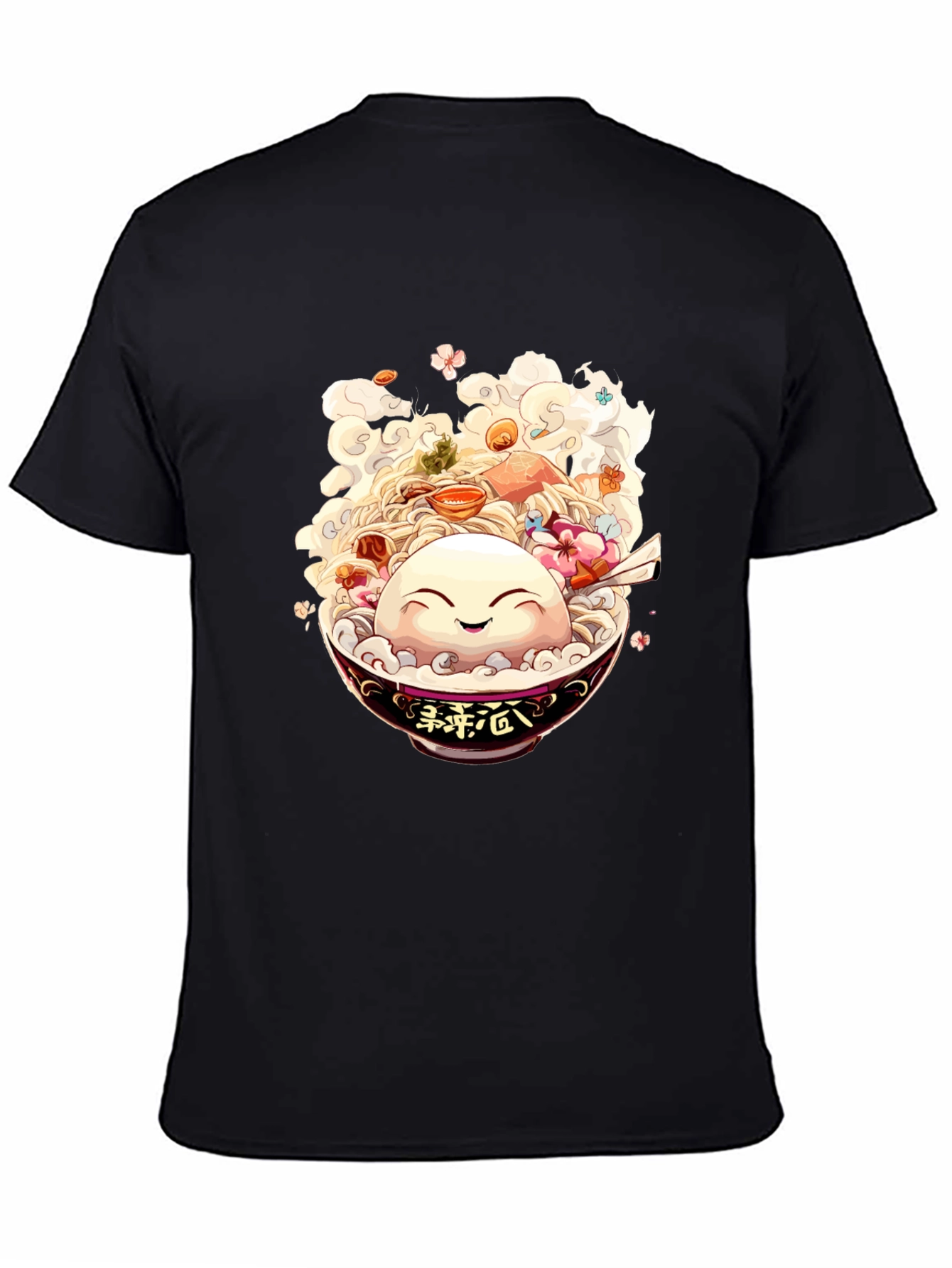 Anime Ramen Bowl Graphic T-Shirt