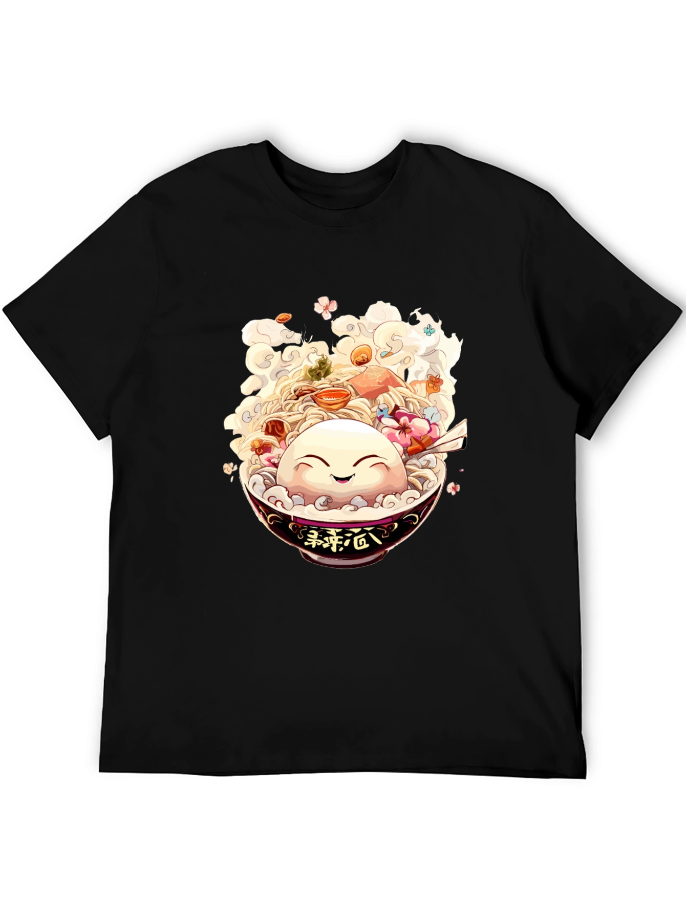 Anime Ramen Bowl Graphic T-Shirt