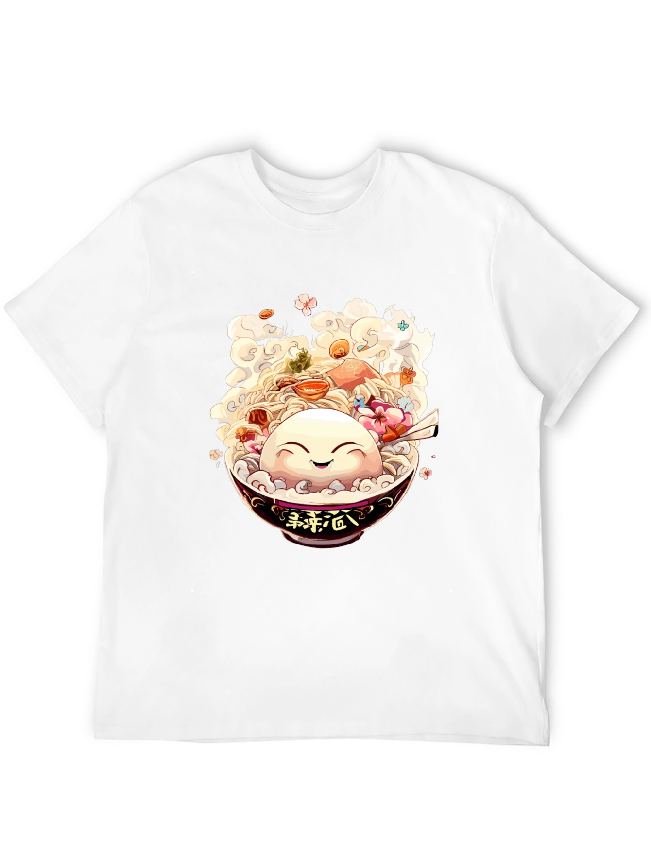 Anime Ramen Bowl Graphic T-Shirt