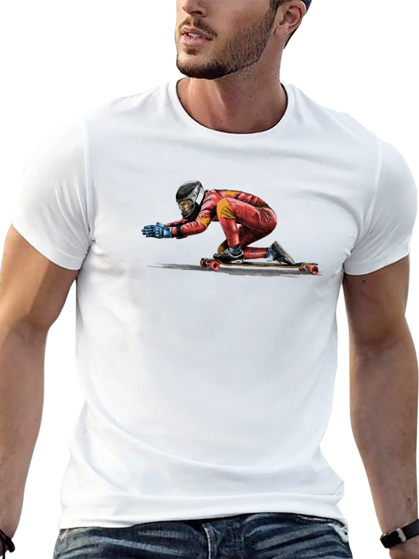 Skateboarder Graphic Tee