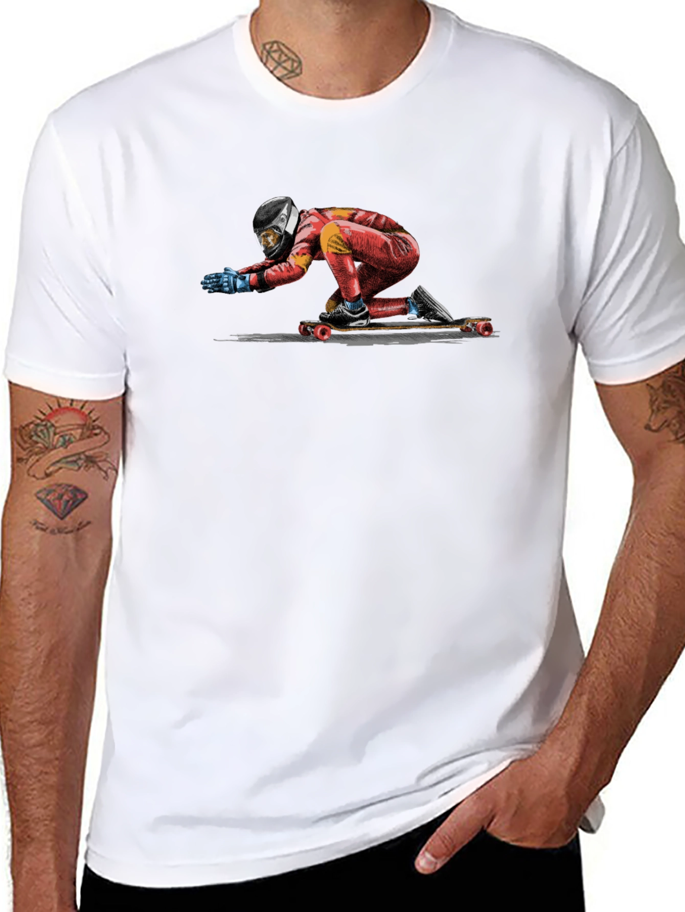 Skateboarder Graphic Tee