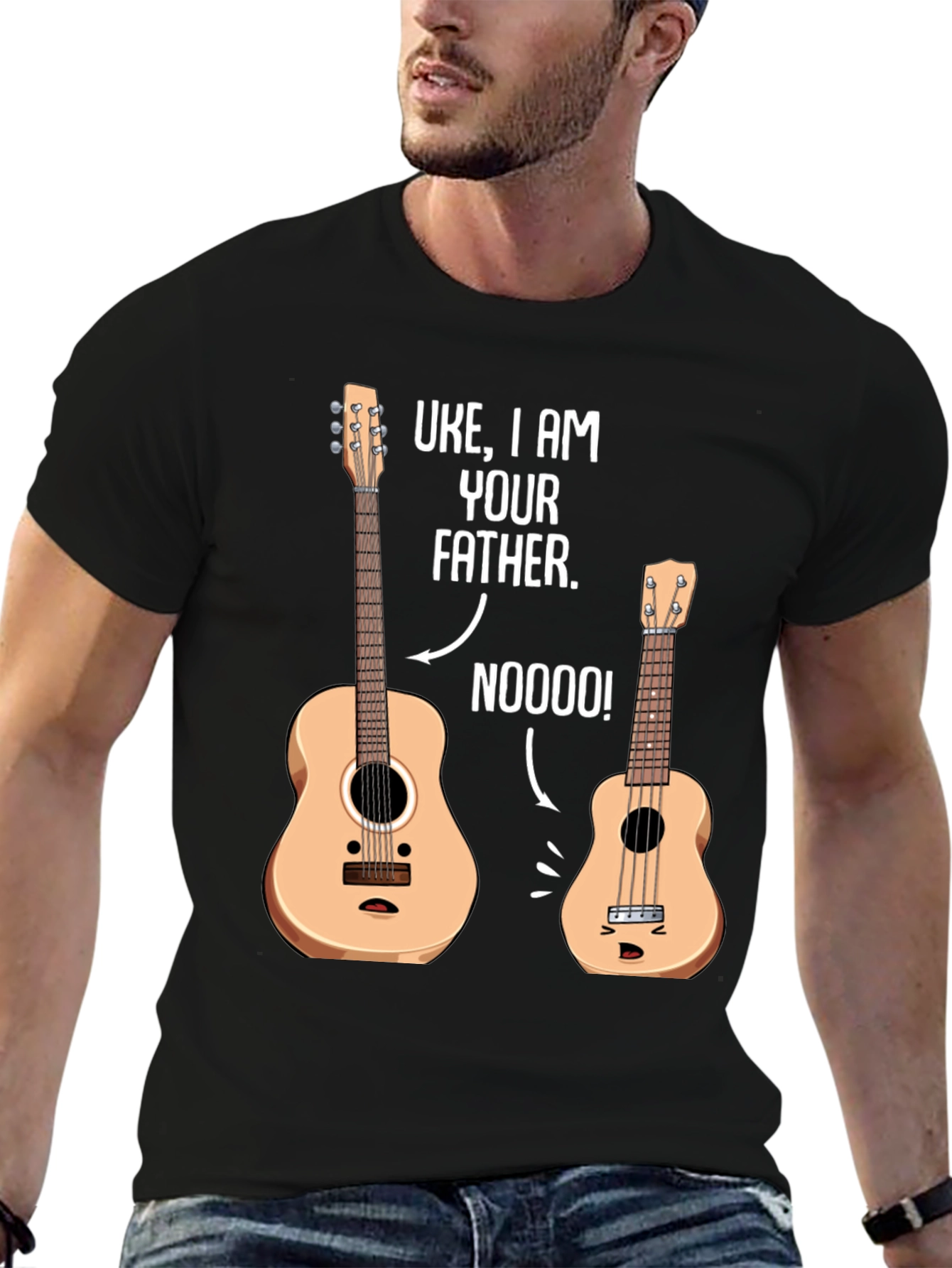 Uke I am Your Father Funny Music T-Shirt