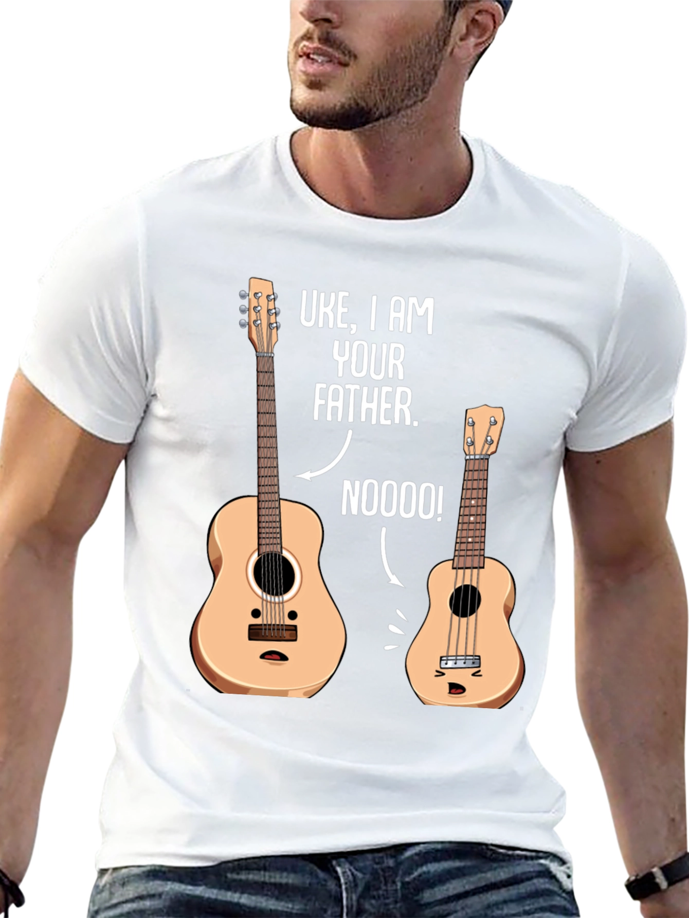Uke I am Your Father Funny Music T-Shirt