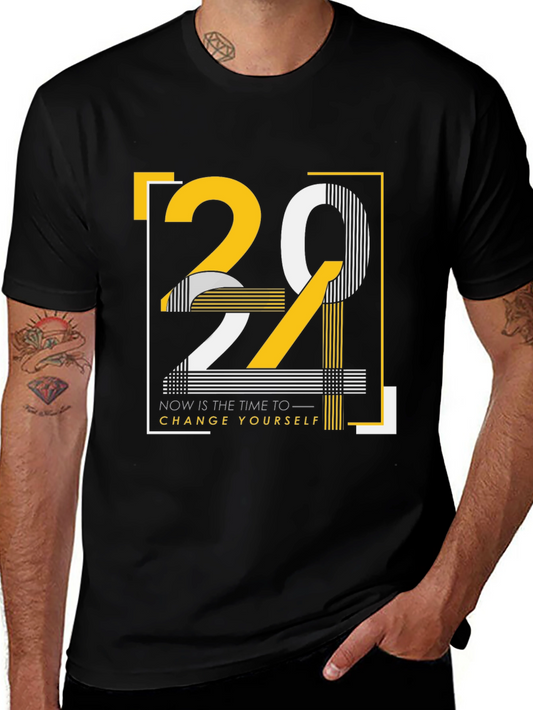 Motivational Graphic T-Shirt: Change Yourself