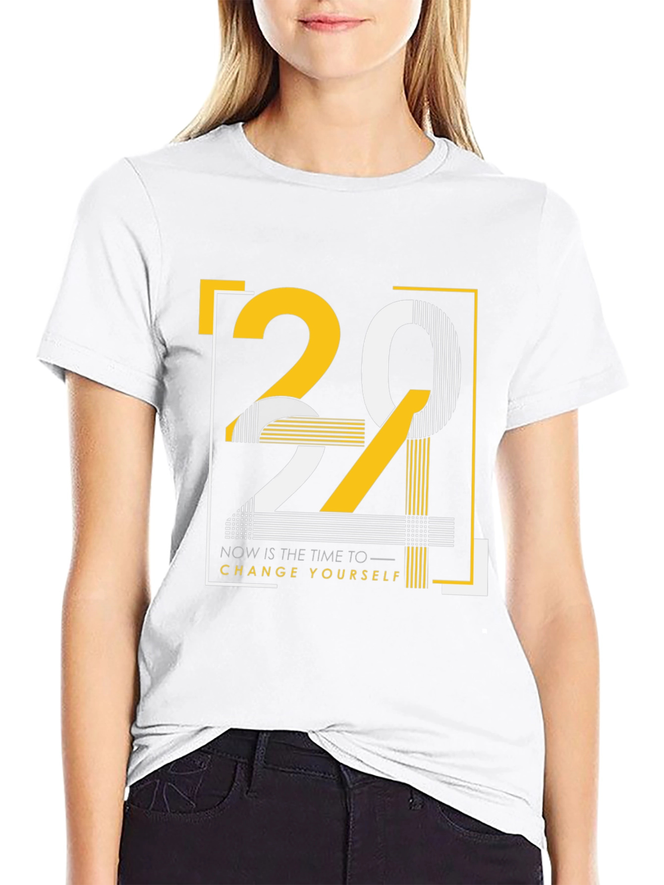 Motivational Graphic T-Shirt: Change Yourself