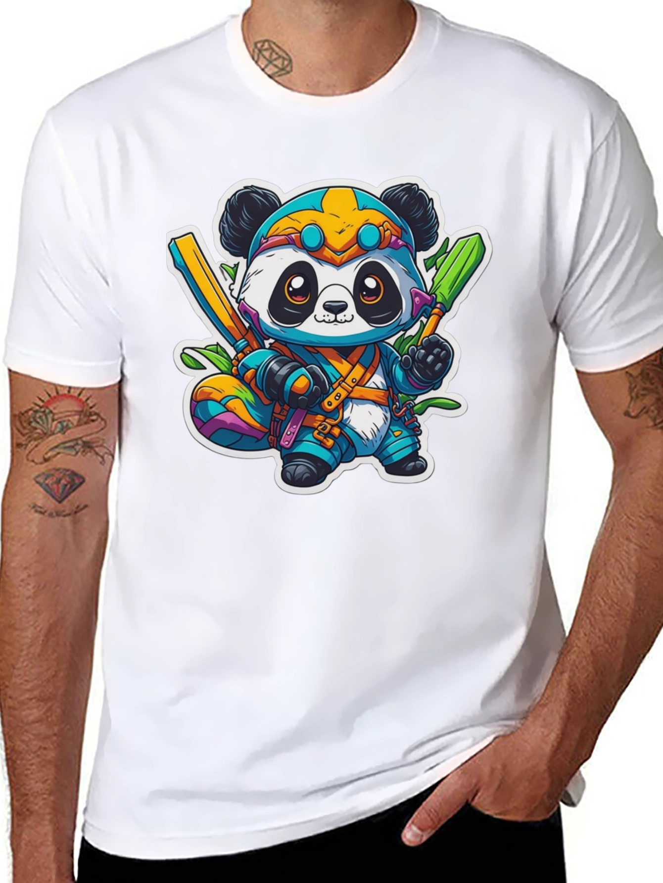 Cool Panda Ninja T-Shirt