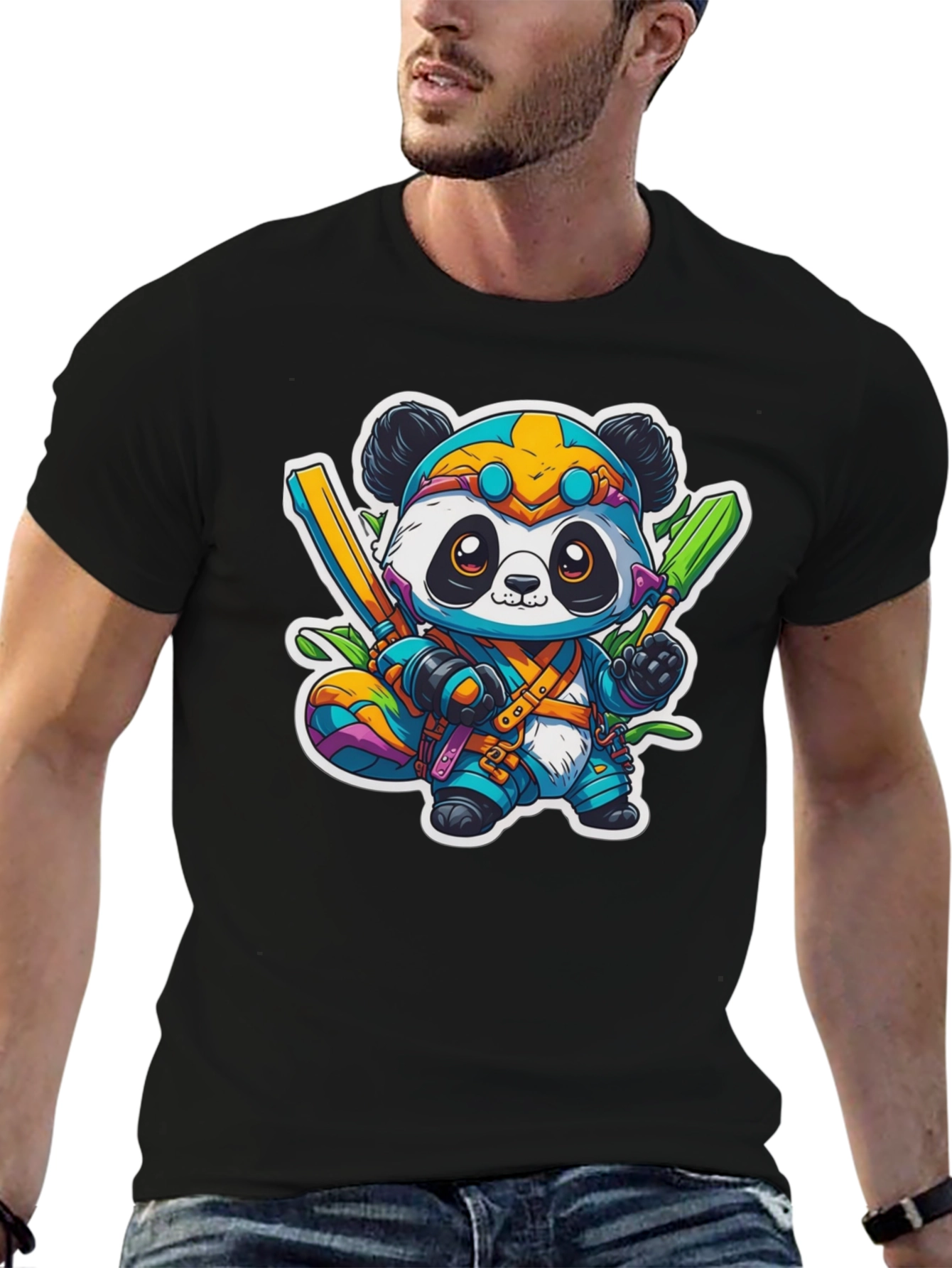 Cool Panda Ninja T-Shirt