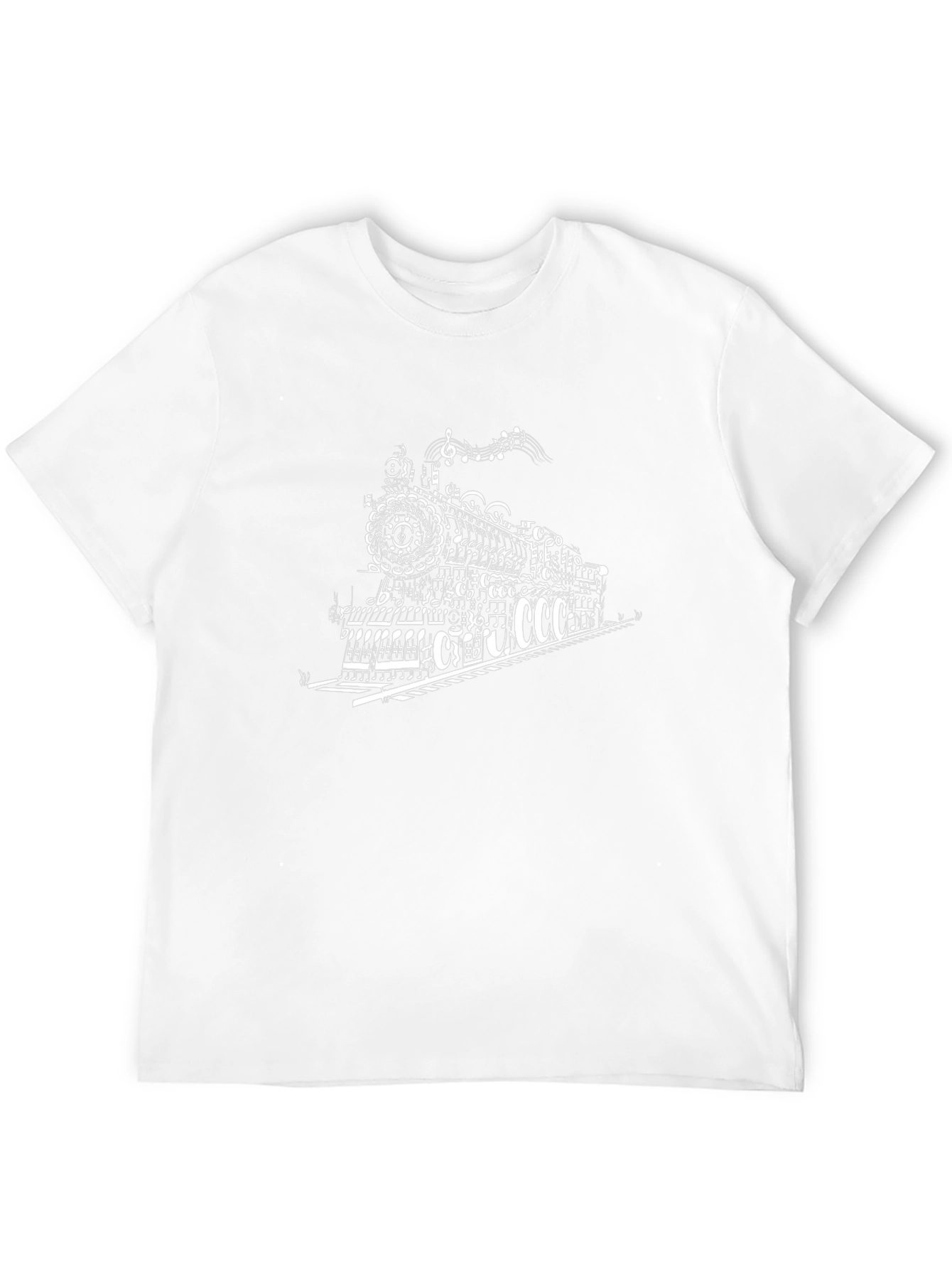 Music Train T-Shirt - Black Cotton Tee