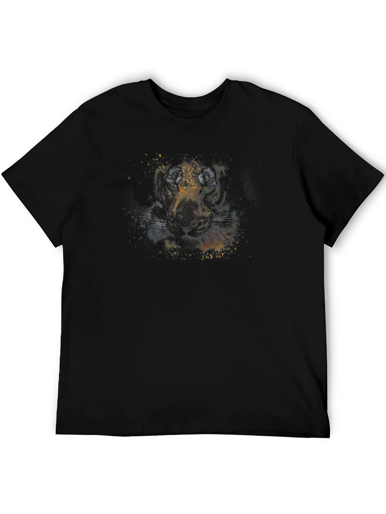 Tiger Graphic Black T-Shirt