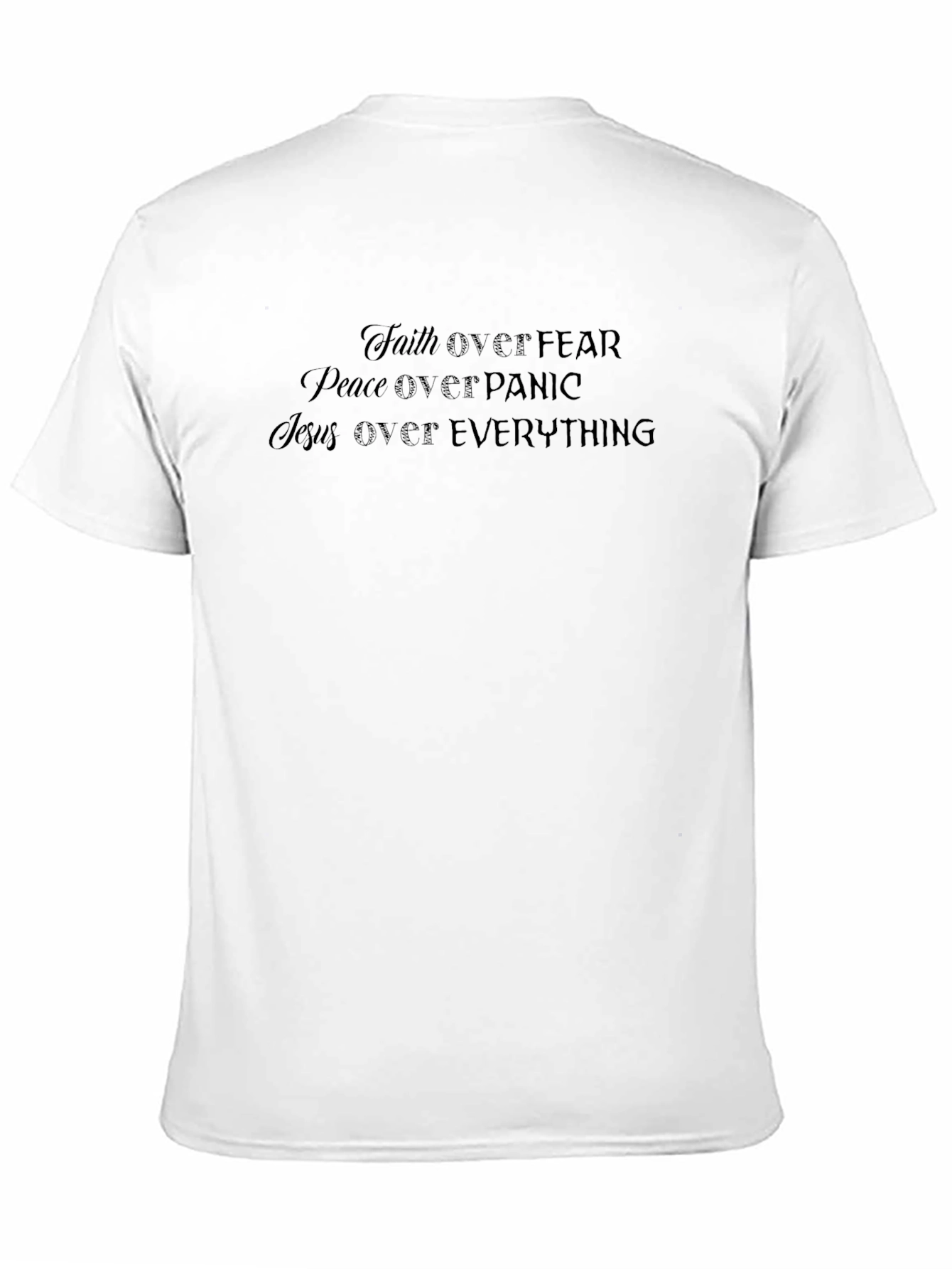 Faith Over Fear T-Shirt - Inspirational Christian Tee