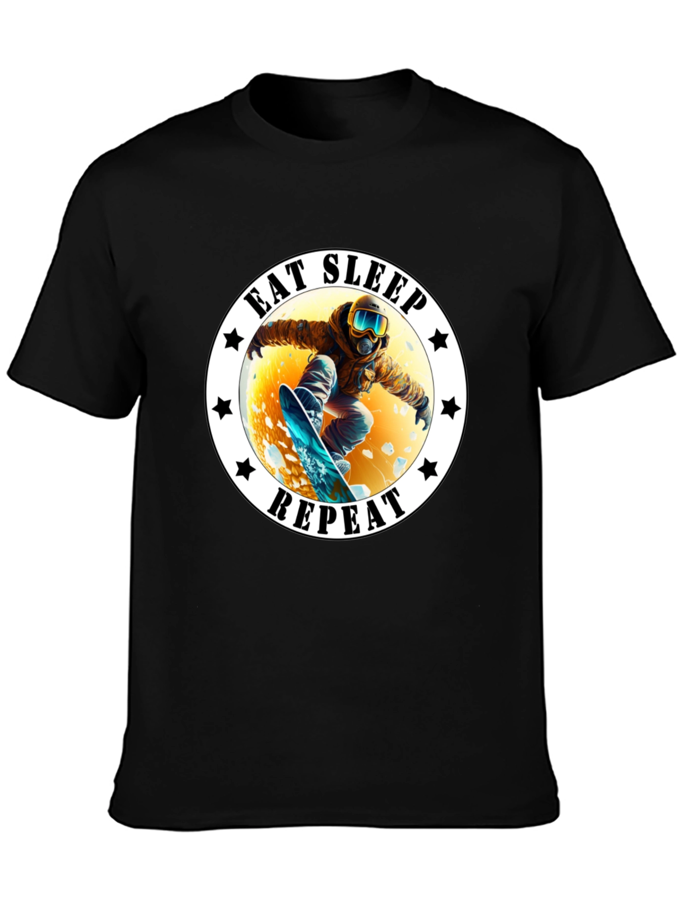 Eat Sleep Repeat Snowboarder T-Shirt