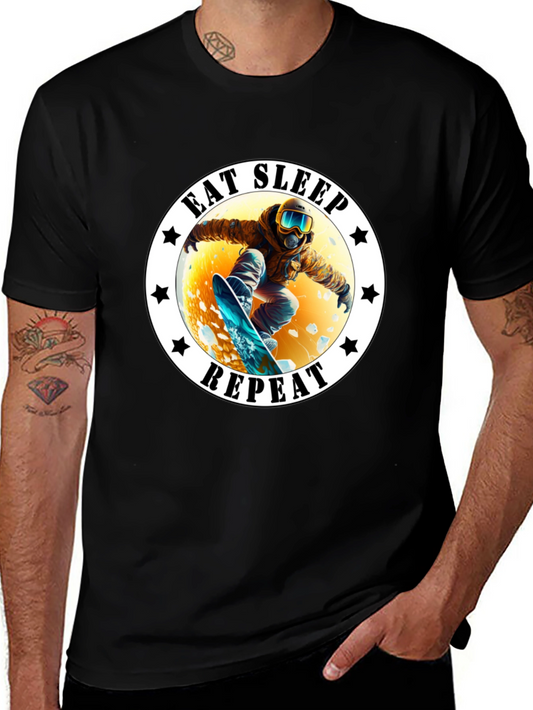 Eat Sleep Repeat Snowboarder T-Shirt