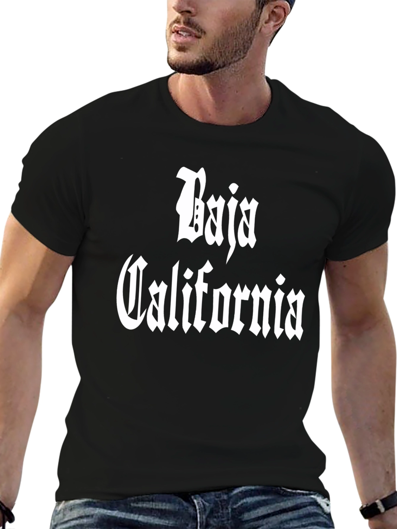 Baja California Graphic Tee - Mens Black T-Shirt
