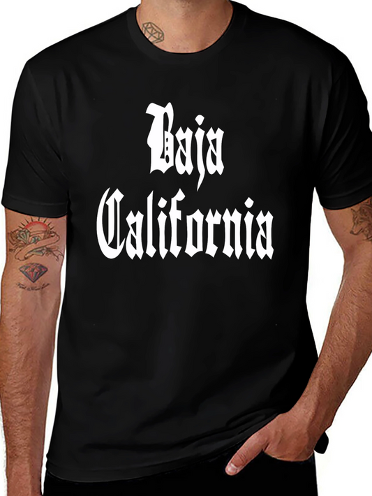 Baja California Graphic Tee - Mens Black T-Shirt