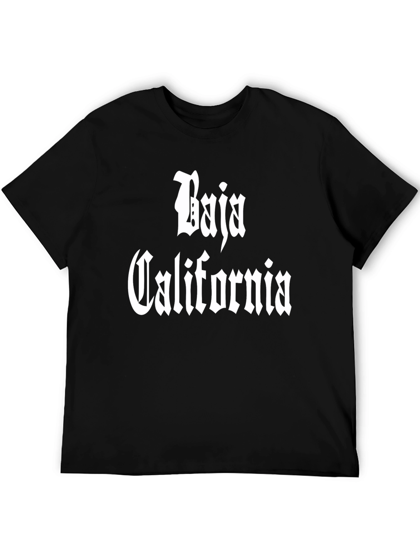 Baja California Graphic Tee - Mens Black T-Shirt