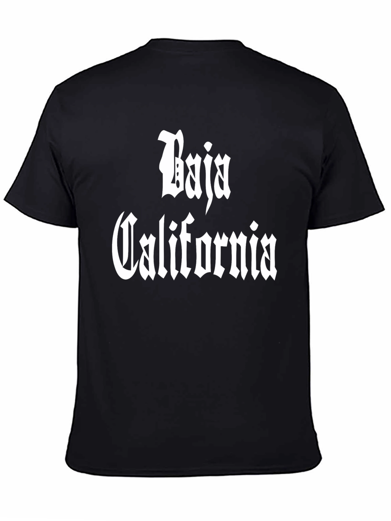 Baja California Graphic Tee - Mens Black T-Shirt
