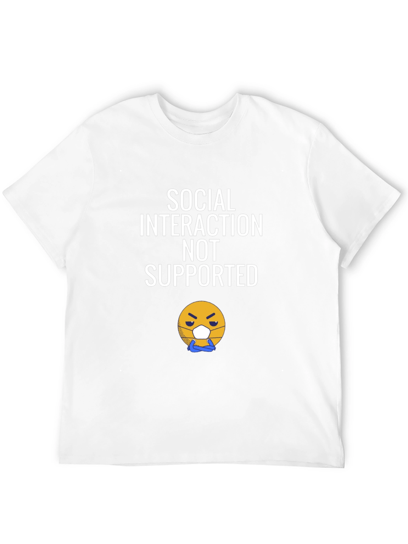 Social Interaction Not Supported Graphic Tee