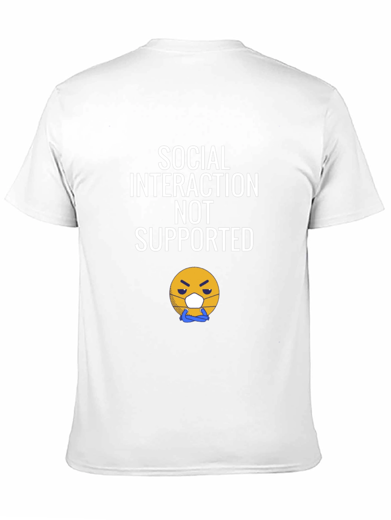 Social Interaction Not Supported Graphic Tee
