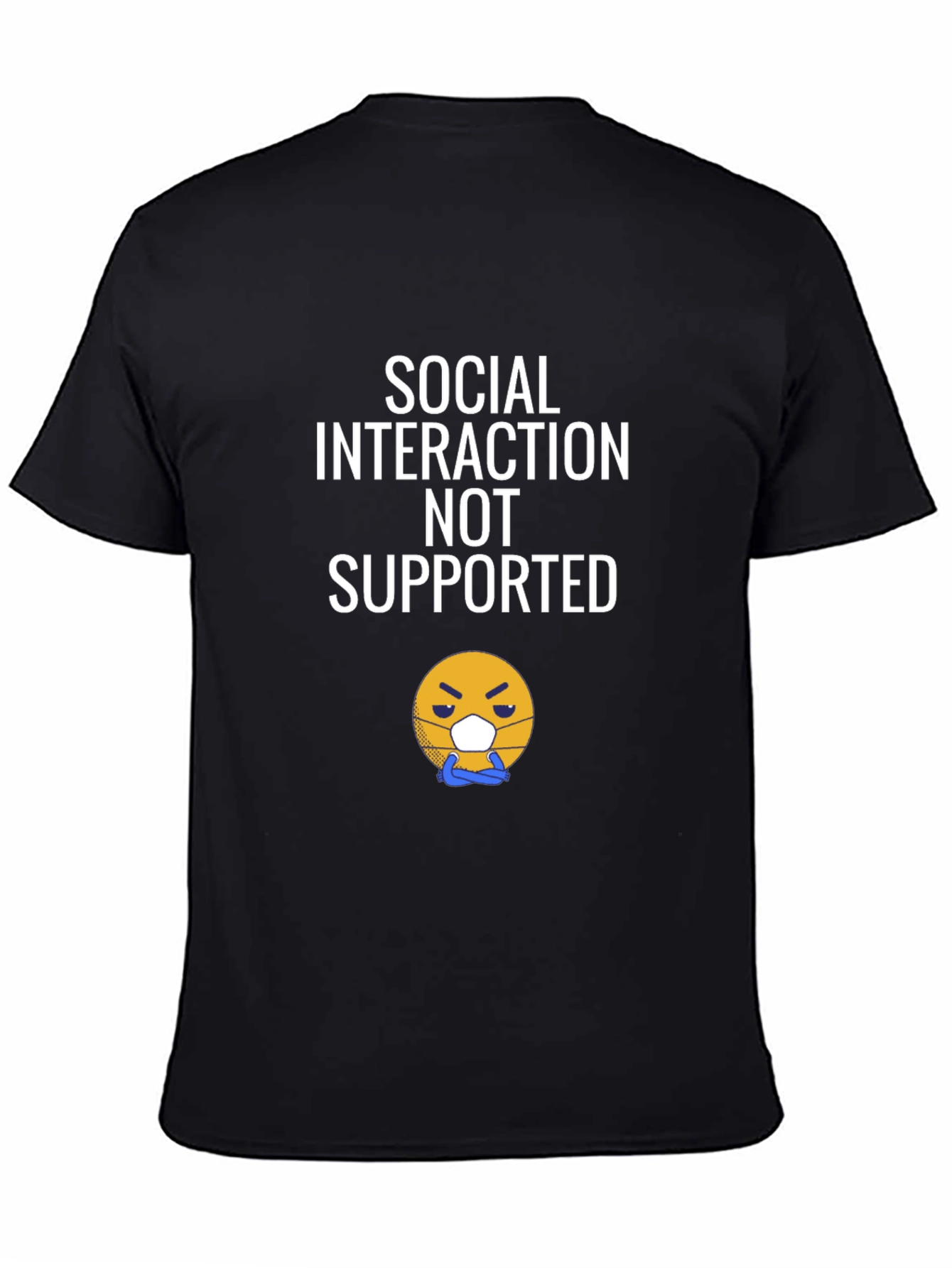 Social Interaction Not Supported Graphic Tee