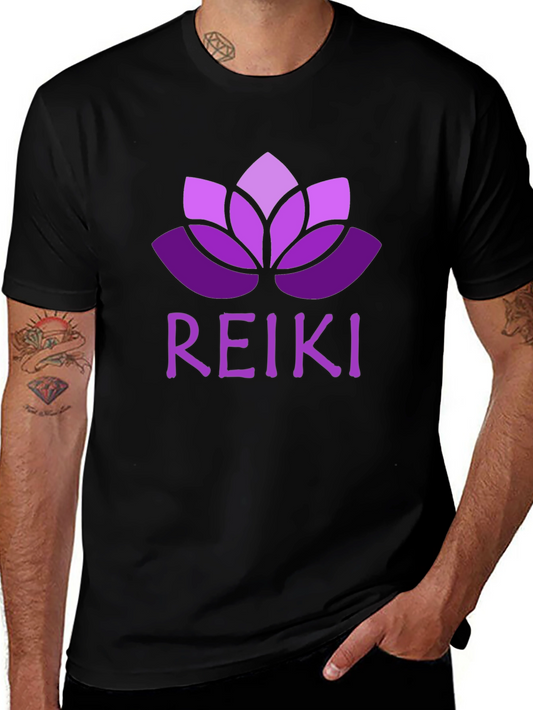 Reiki Lotus Flower T-Shirt Spiritual Energy Tee