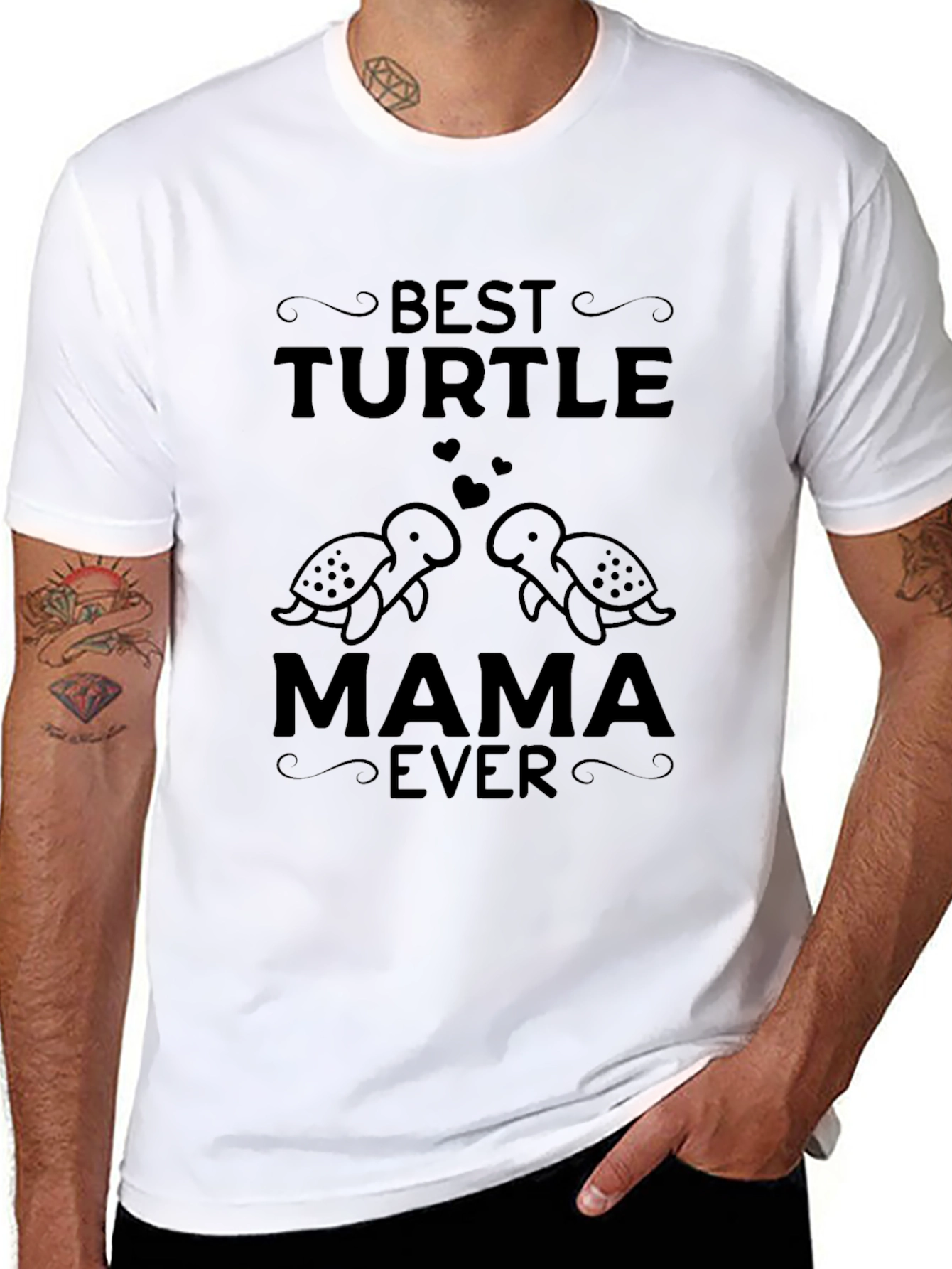 Best Turtle Mama Ever T-Shirt - Black