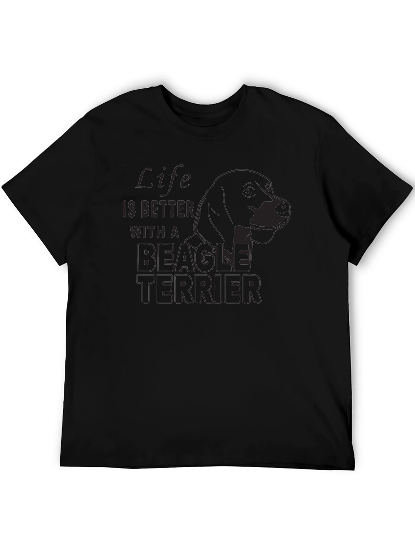 Life is Better With a Beagle Terrier T-Shirt