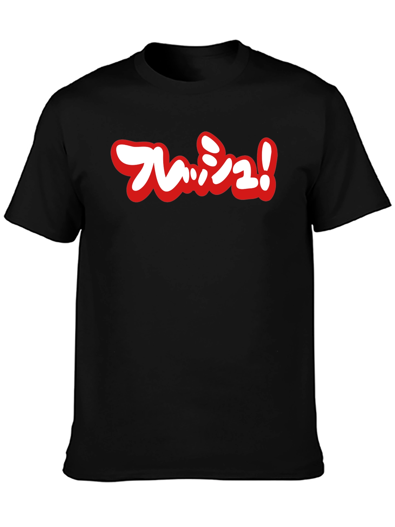 Flash! Black Tee Shirt Anime Japanese Manga