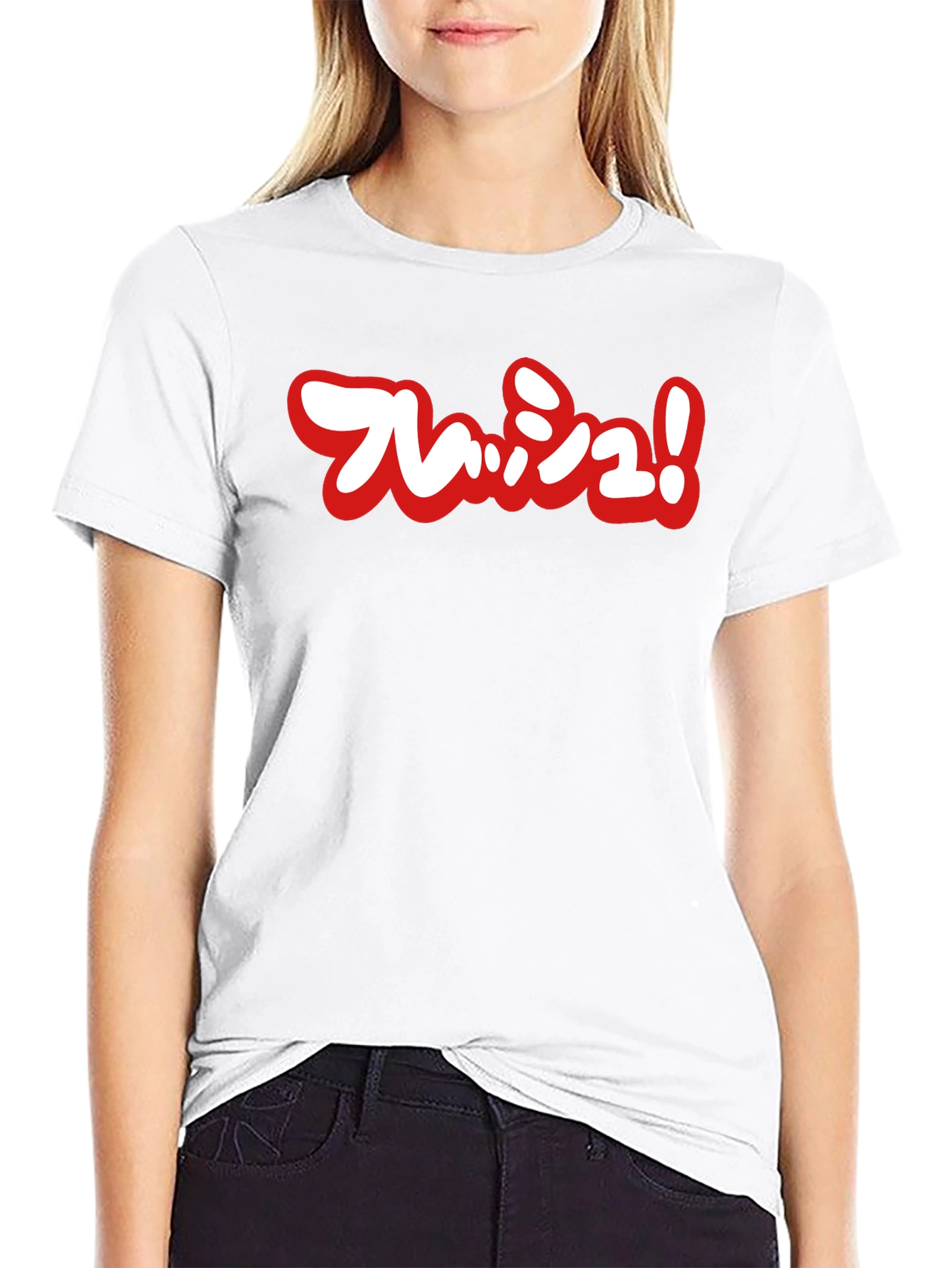 Flash! Black Tee Shirt Anime Japanese Manga