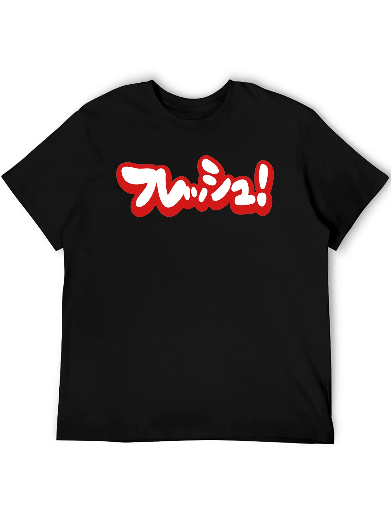 Flash! Black Tee Shirt Anime Japanese Manga