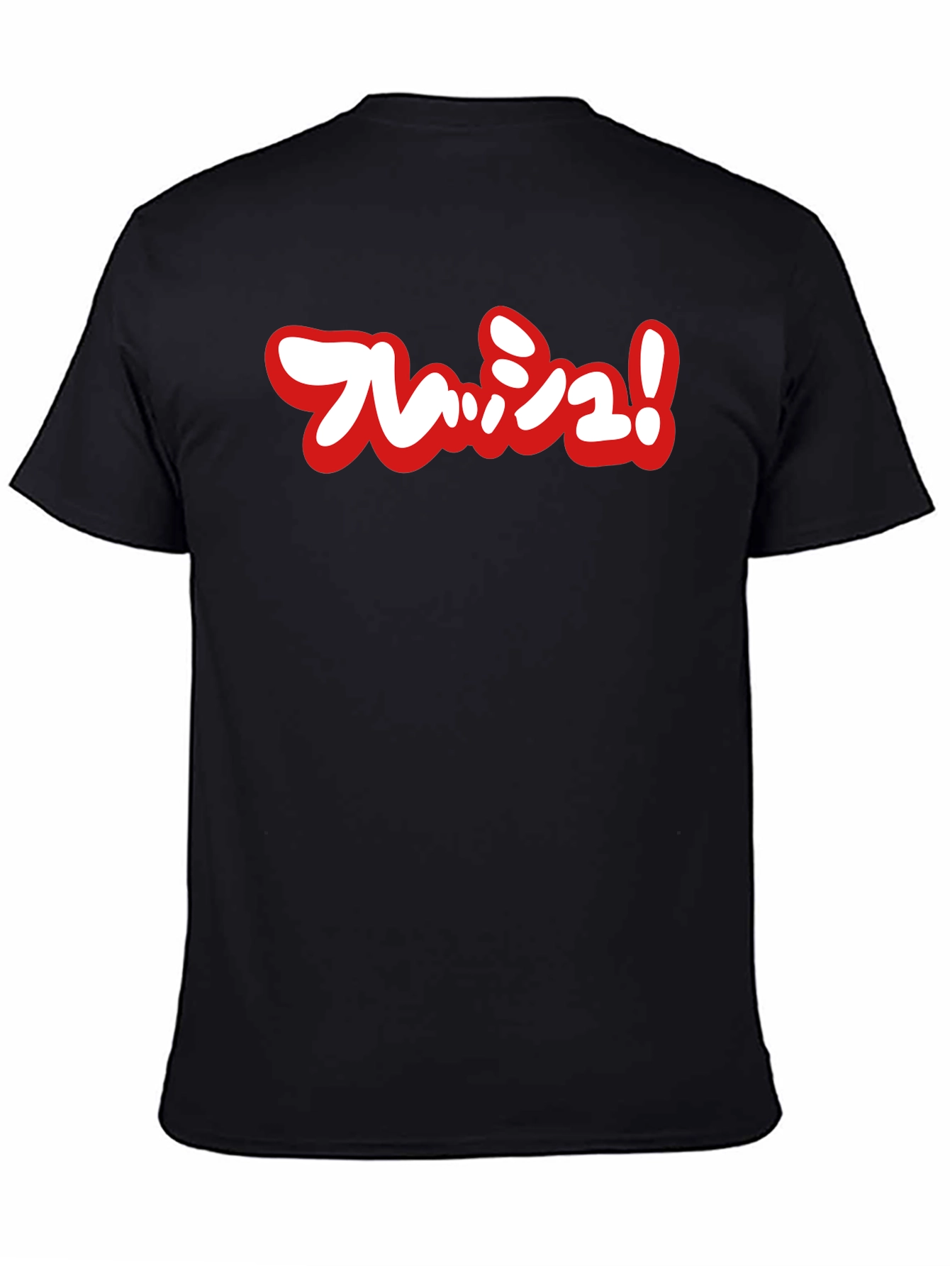 Flash! Black Tee Shirt Anime Japanese Manga