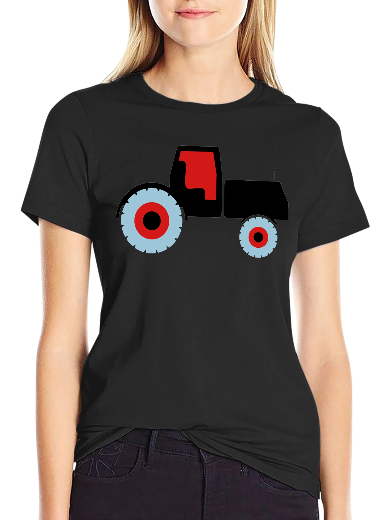 Tractor Graphic Tee - Bold Farm Vehicle Design