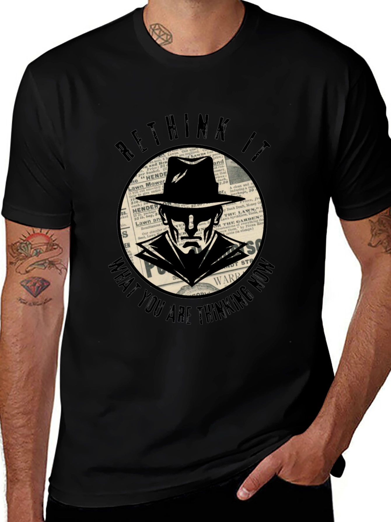 Rethink Graphic T-Shirt