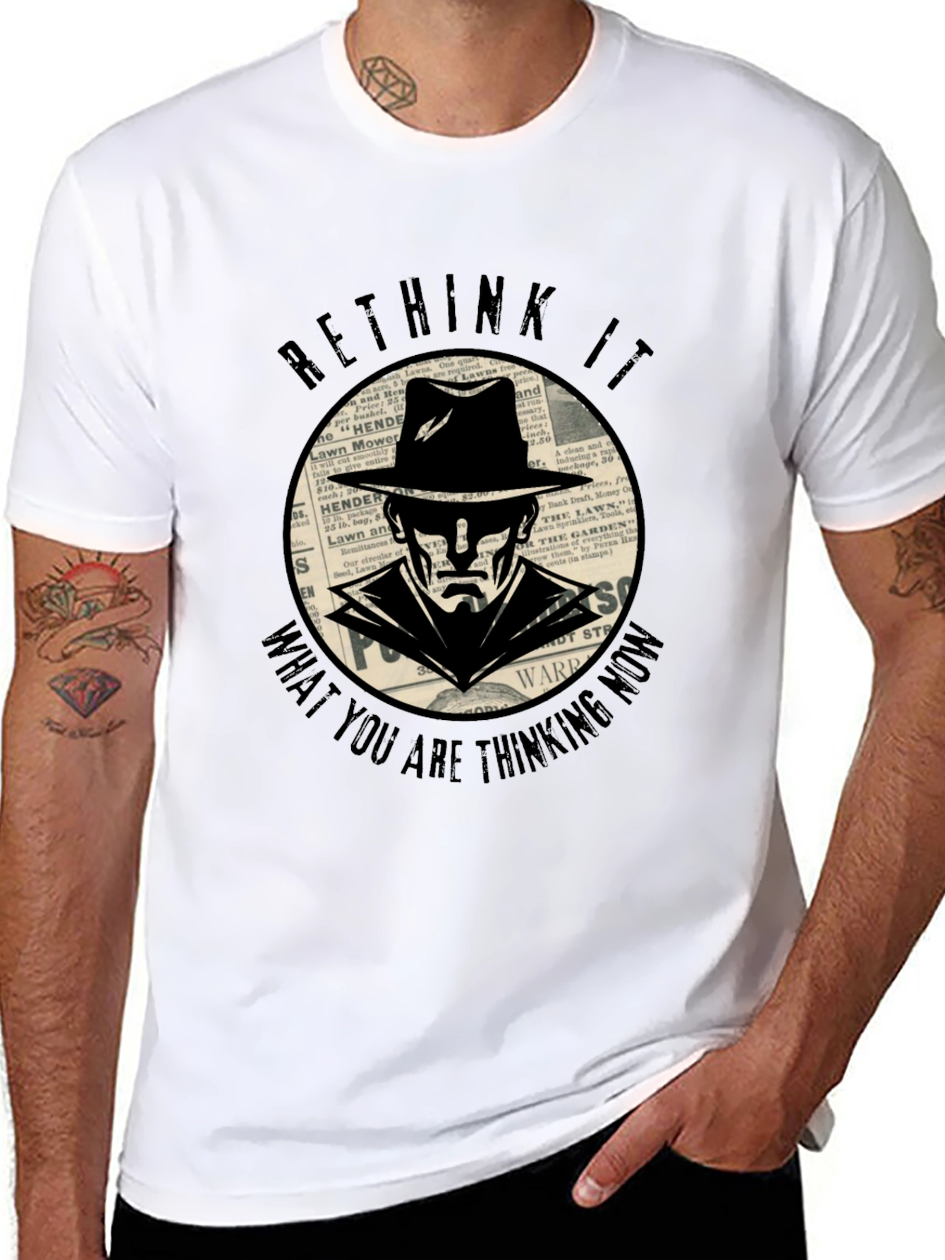 Rethink Graphic T-Shirt