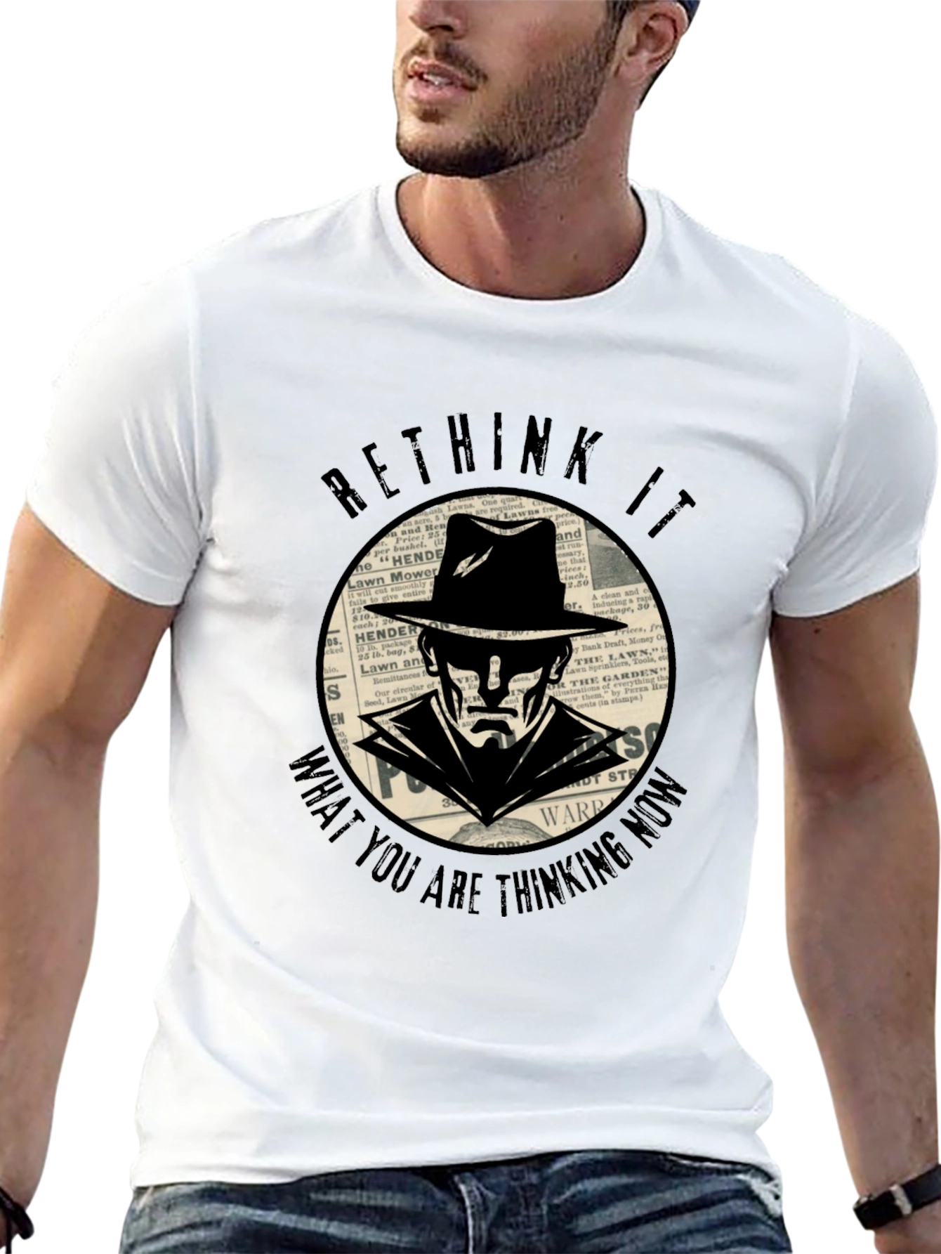 Rethink Graphic T-Shirt