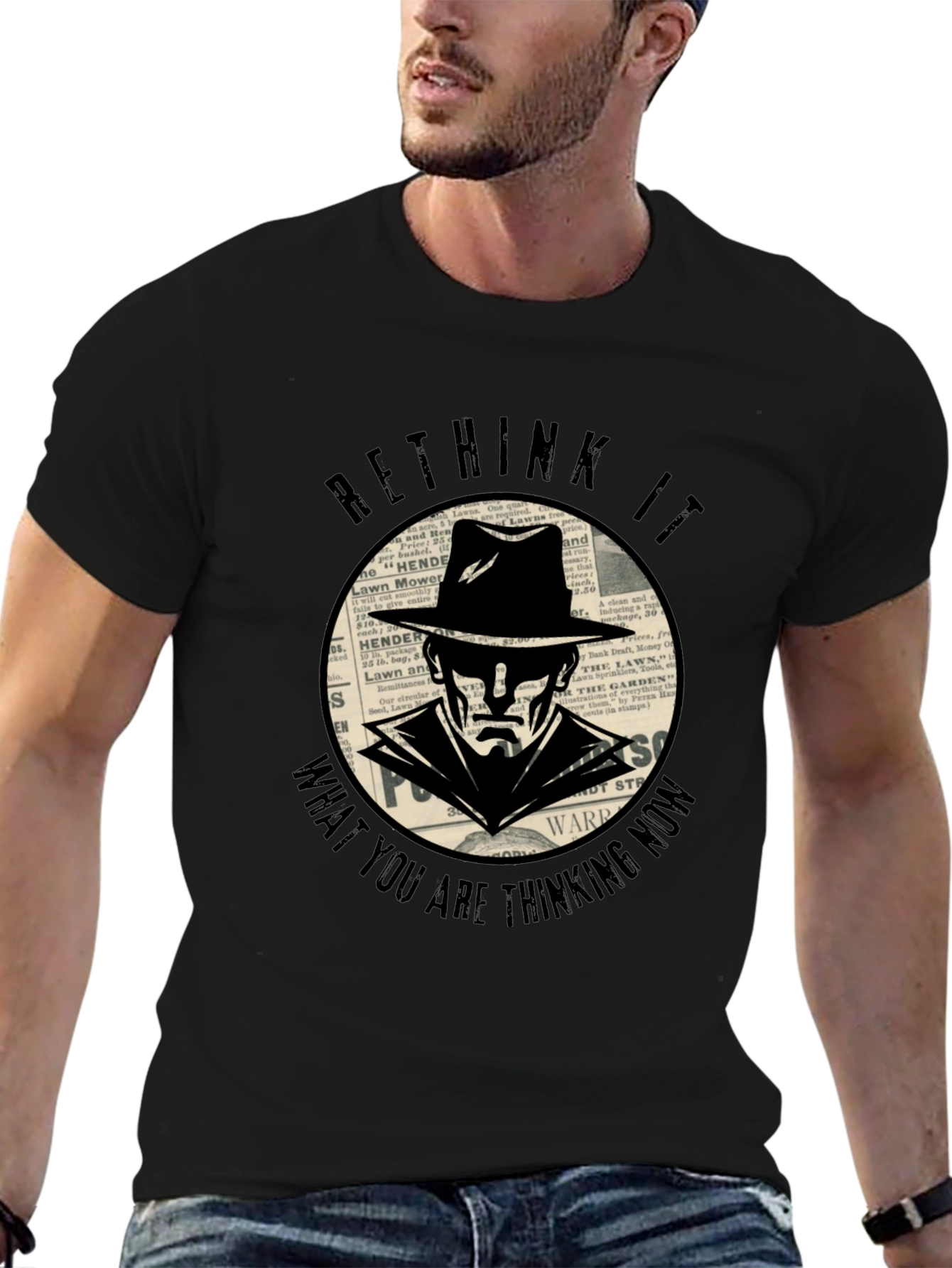Rethink Graphic T-Shirt