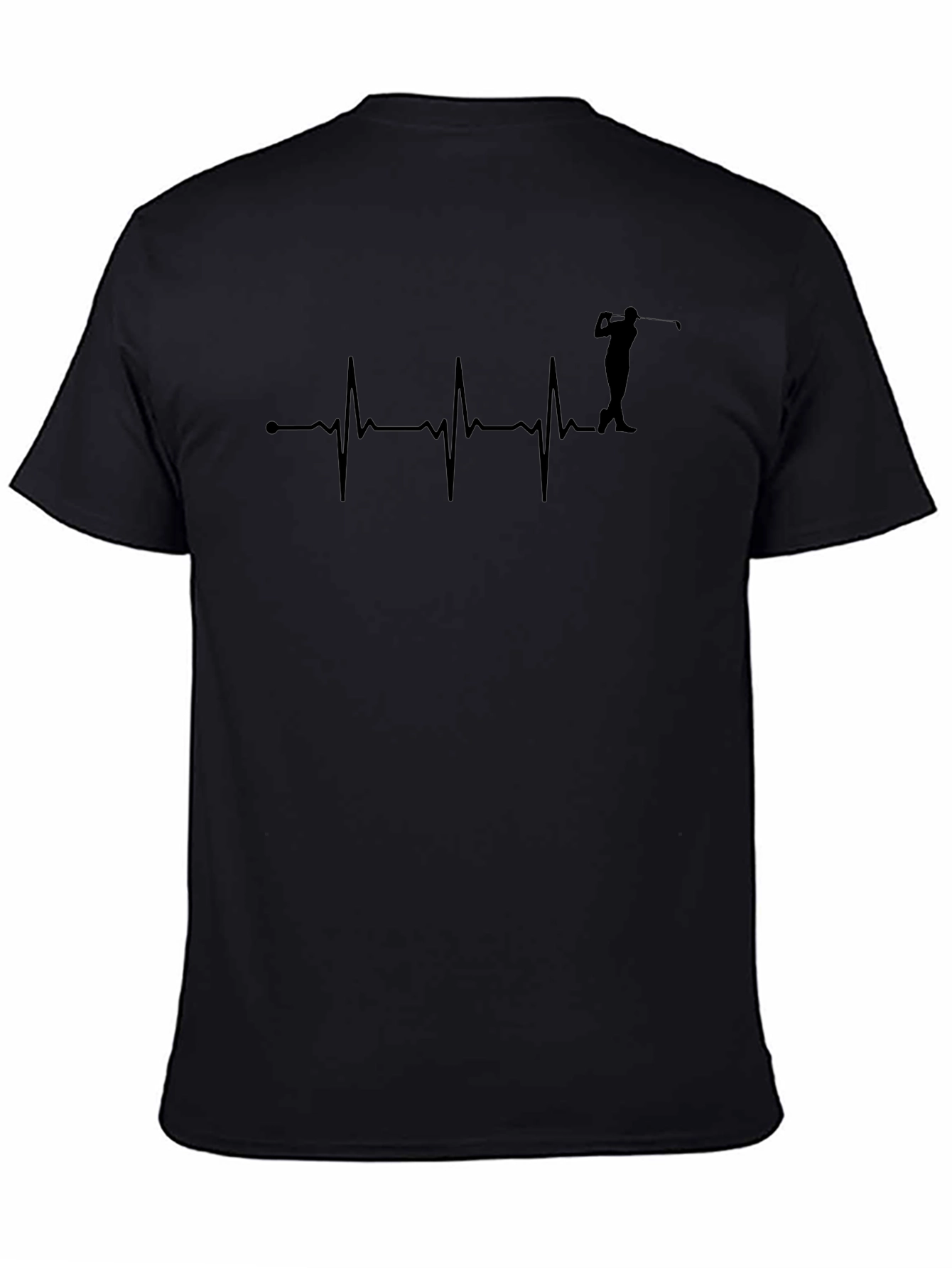 Golf Heartbeat T-Shirt - Golfer Gift Tee