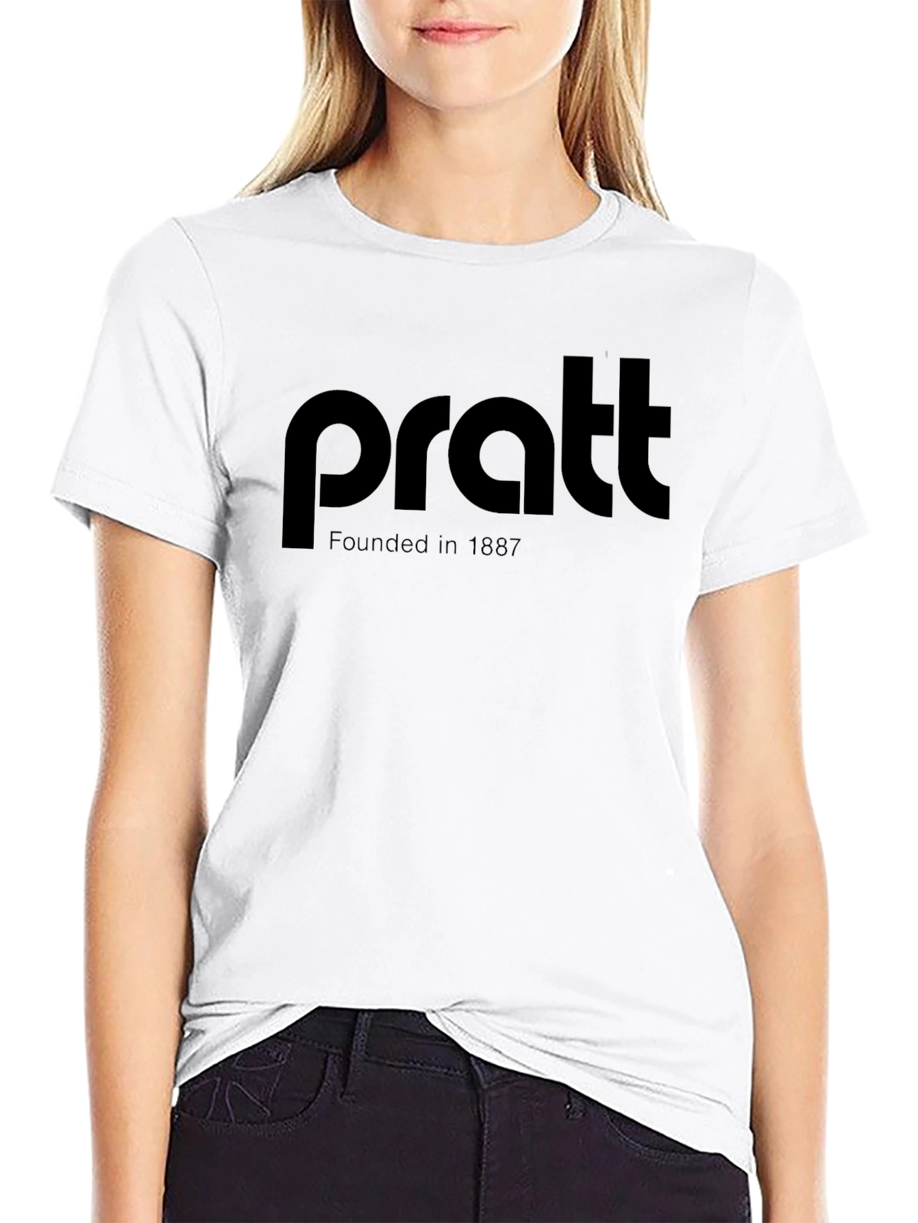 Pratt Founded in 1887 Black T-Shirt