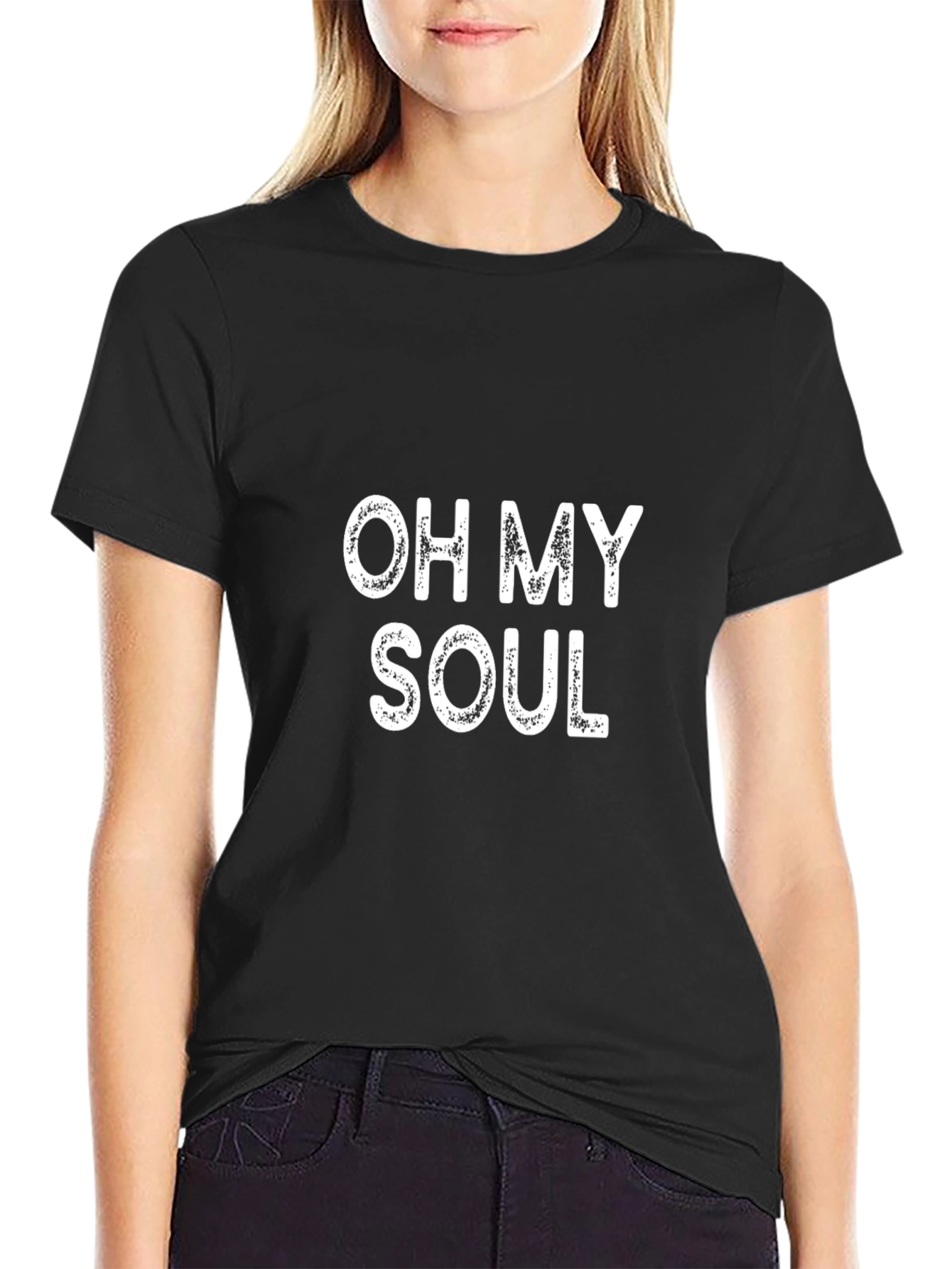 Oh My Soul Black Graphic Tee