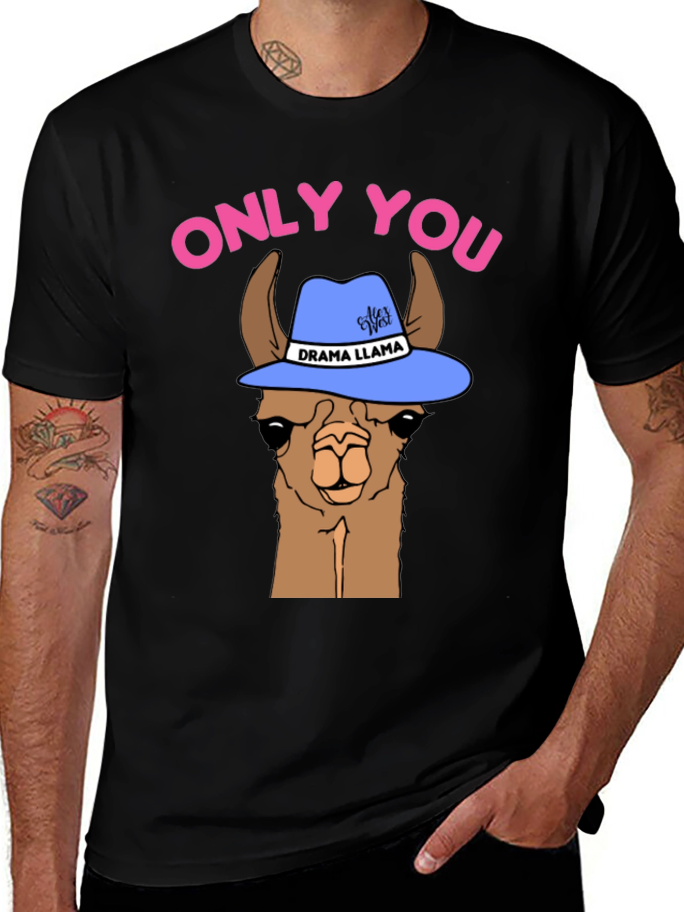Drama Llama T-Shirt - Funny Graphic Tee