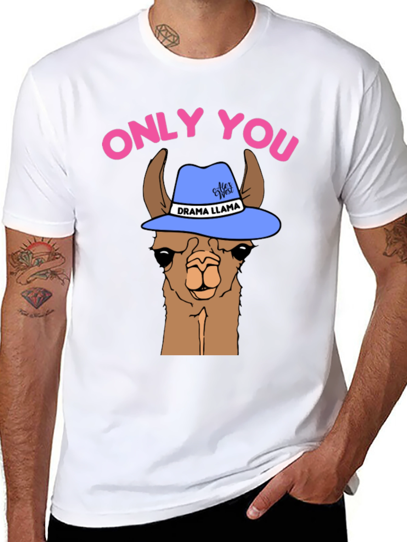 Drama Llama T-Shirt - Funny Graphic Tee